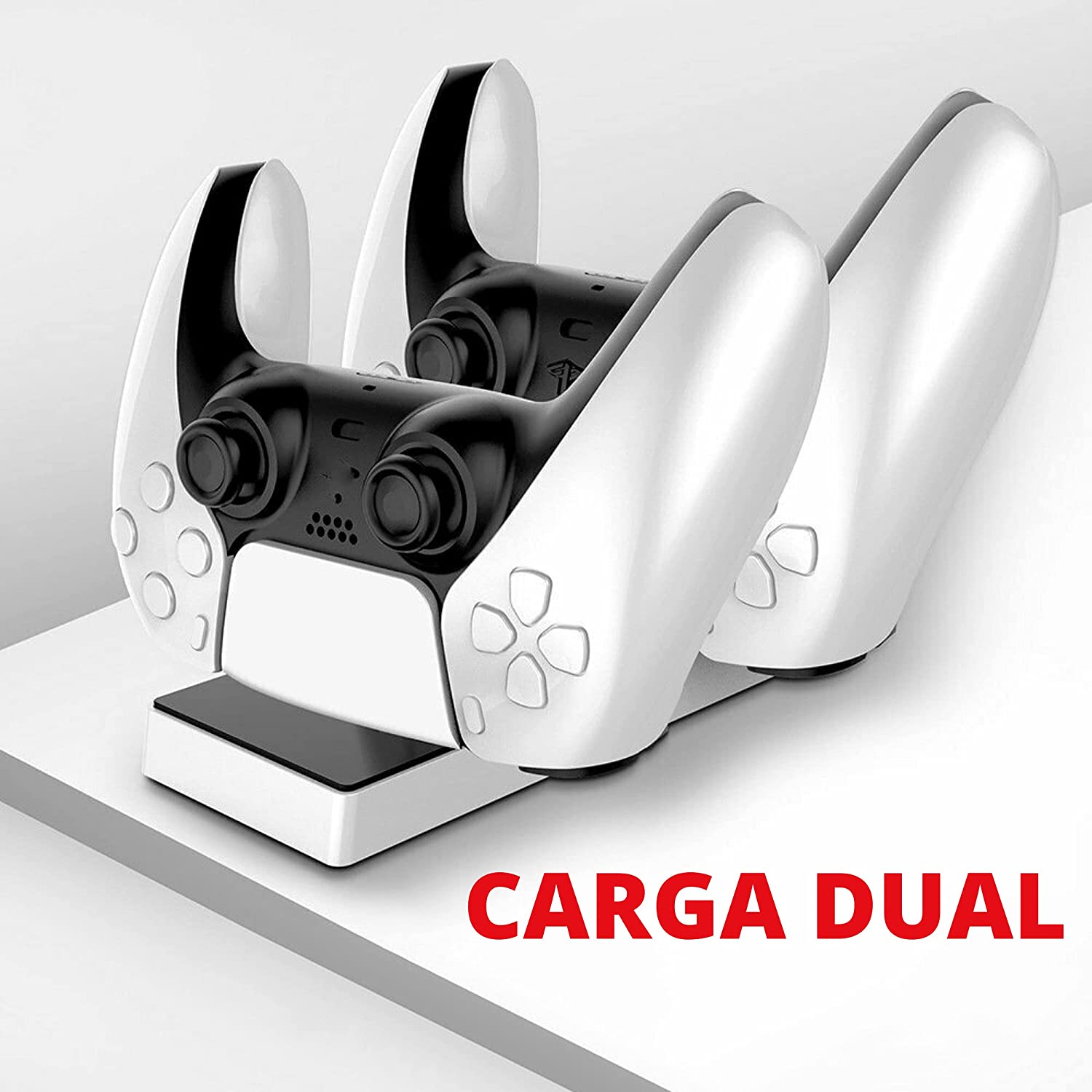 Cargador PS5 Para Controles Mandos Playstation 5 Rack Estacion De Carga  Doble