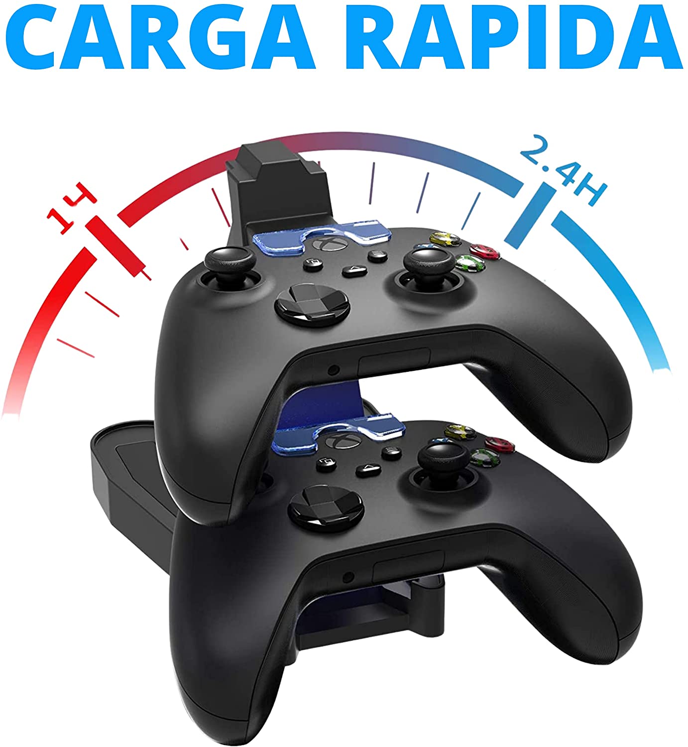 Base De Carga Compatible con Xbox One Serie S & X - TiendaGeek.com
