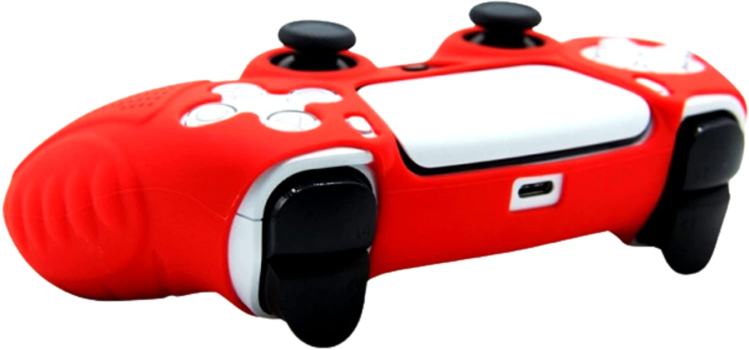 Funda protectora de silicona para PlayStation Portal para PS5 Portal (rojo)