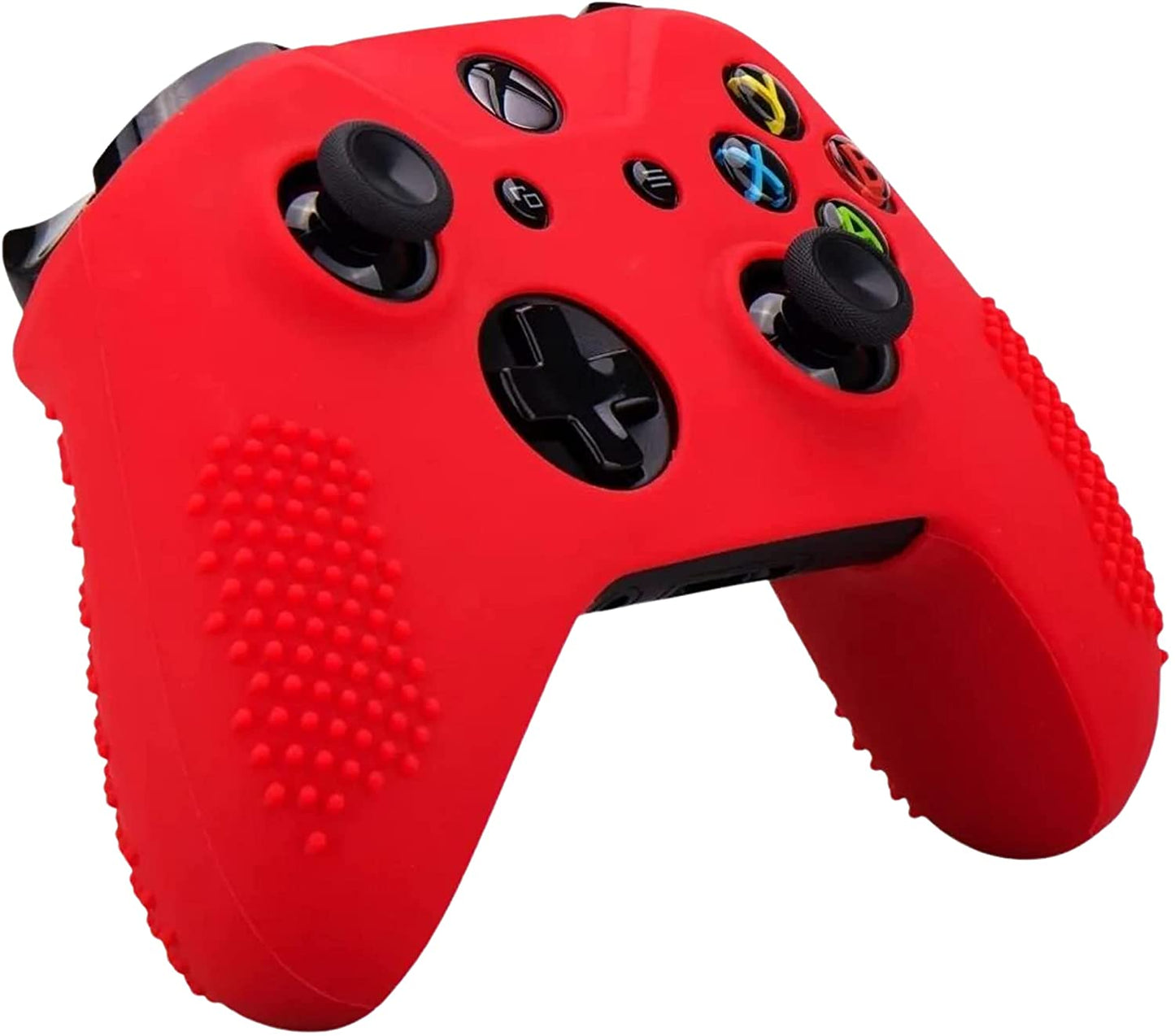 Funda Silicón Control Compatible con Xbox One S X (Rojo/ Azul) - TiendaGeek.com