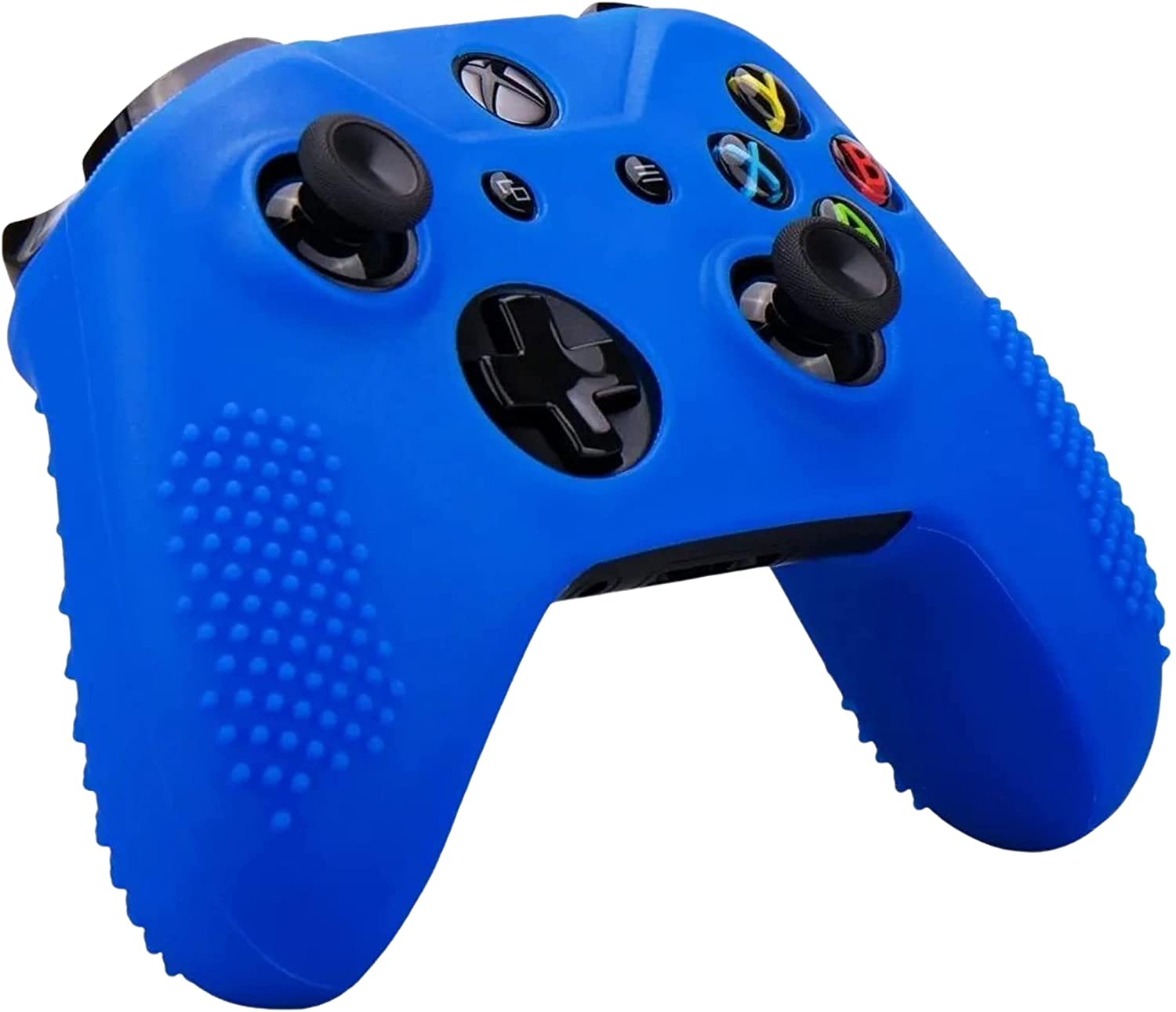 Funda Silicón Control Compatible con Xbox One S X (Rojo/ Azul) - TiendaGeek.com