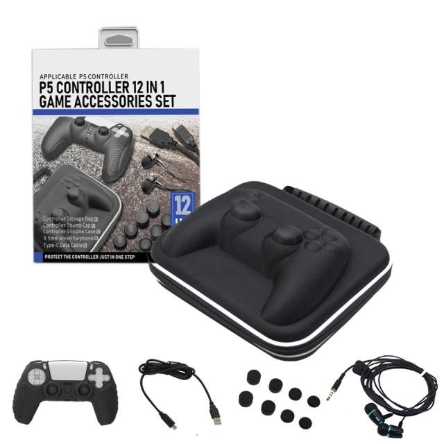 Kit Accesorios Ps5 12 En 1 Estuche Control Protector Playstation 5 - TiendaGeek.com