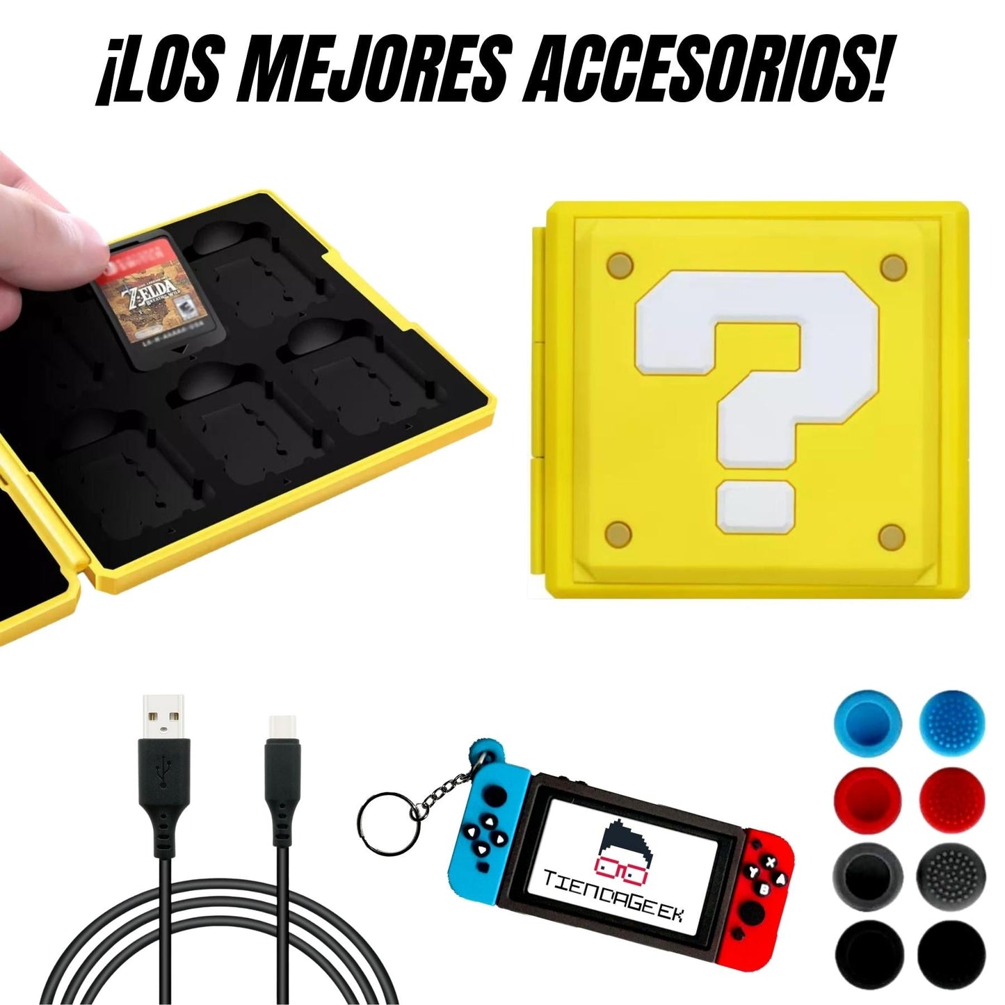 Kit de Accesorios Para Nintendo Switch LITE Edición Overol 2022 - TiendaGeek.com