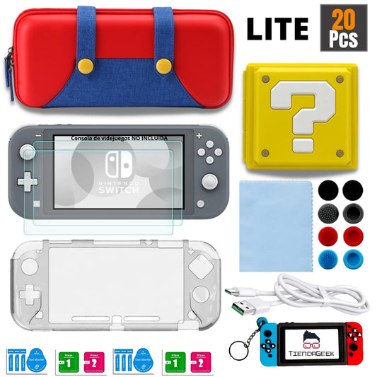 Kit de Accesorios Para Nintendo Switch LITE Edición Overol 2022 - TiendaGeek.com