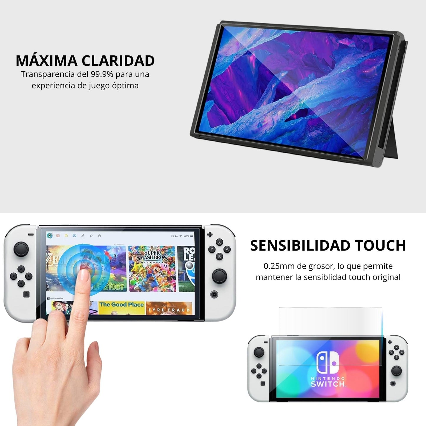 Kit De Accesorios Para Nintendo Switch Overol 2022 - TiendaGeek.com