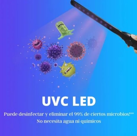 Lámpara desinfectante germicida Ultravioleta Uv-c Portátil - TiendaGeek.com